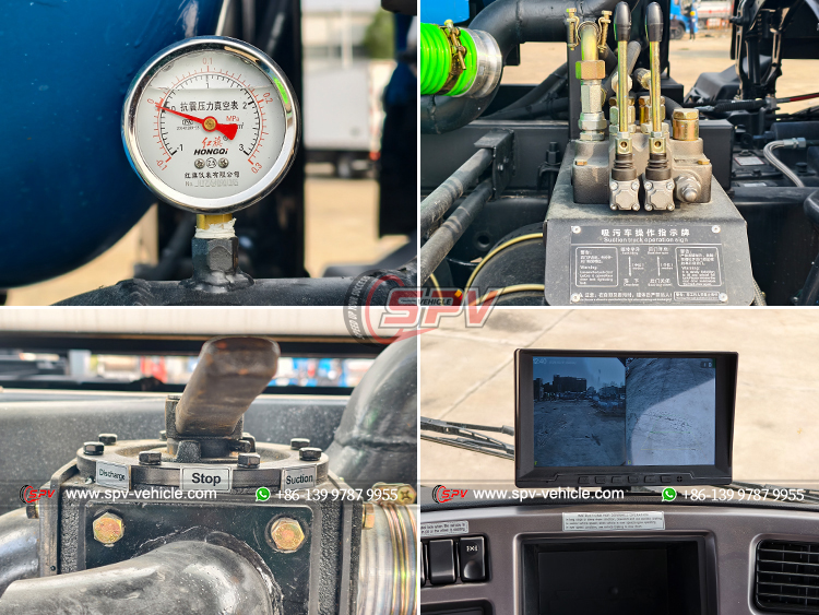 DONGFENG 12,000 Litres  Sewage Suction Truck  - Equipments